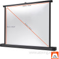 Pull up desktop table top protable projector screens